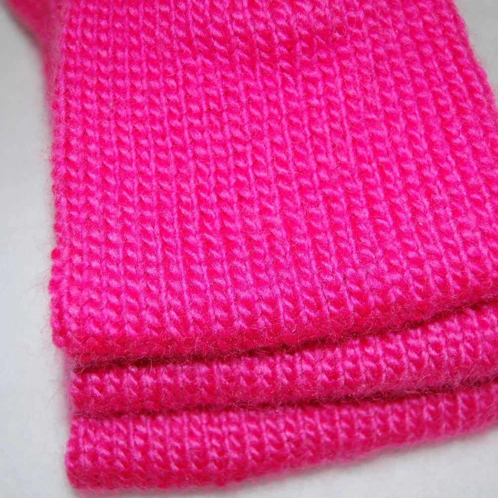 NEW Handmade Hot Pink Twist Headband, Double-Layer
